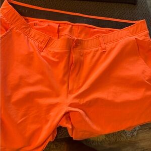 Under Armour Vibrant Orange Athletic Shorts